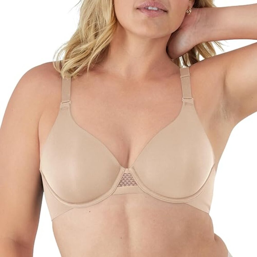 Bali T-shirt Bra, Ultimate Smoothing Underwire Lightweight Convertible Size 36C